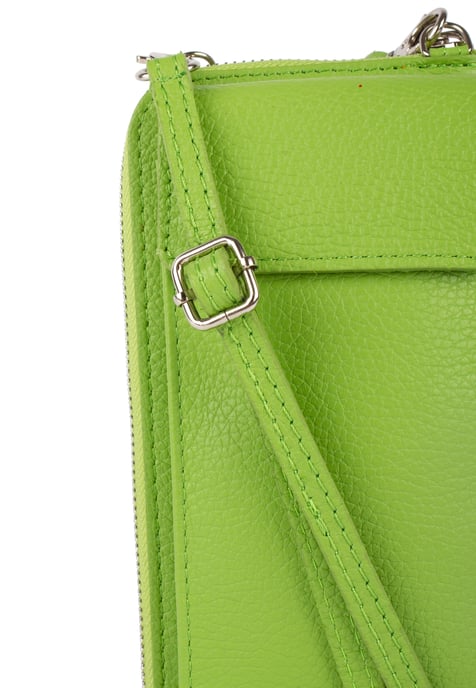 FELIPA Brief- und Handytasche aus Leder Damen Limette - Image 4