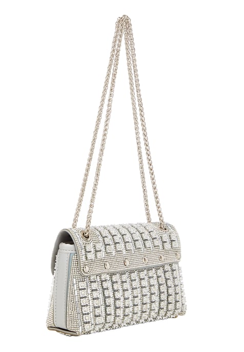 FELIPA Handtasche Damen Silber - Image 4