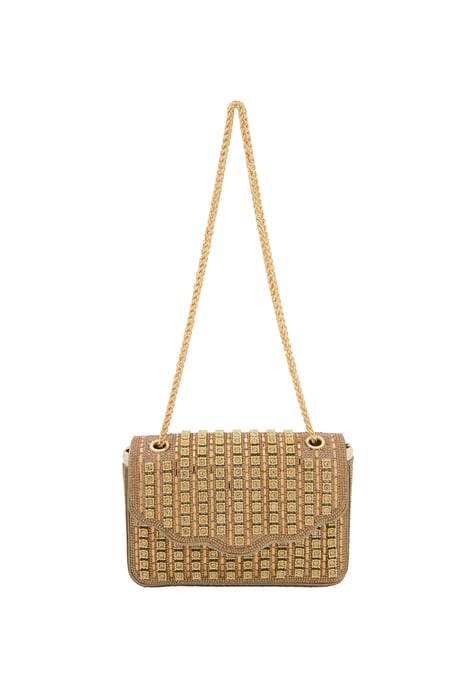 Faina Klappentasche Klappentasche Frauen Gold - Image 1