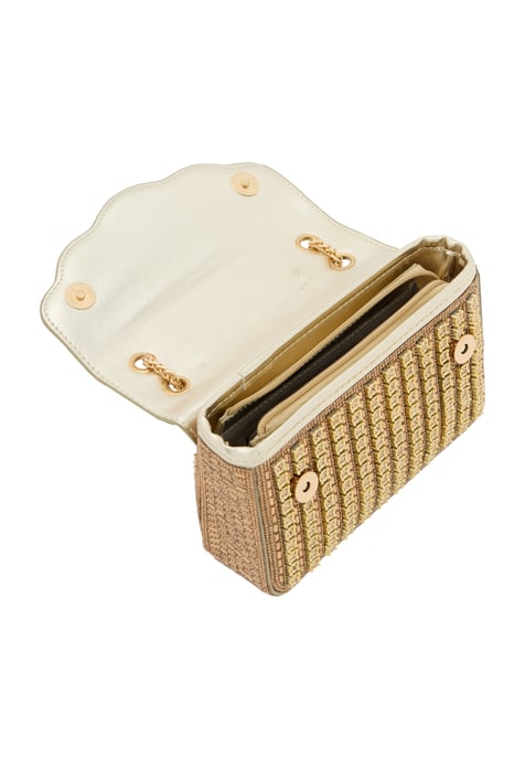 Faina Klappentasche Klappentasche Frauen Gold - Image 3