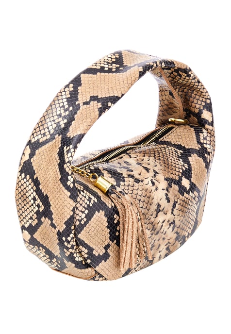 FELIPA Schultertaschen Damen Khaki-Melange - Image 3