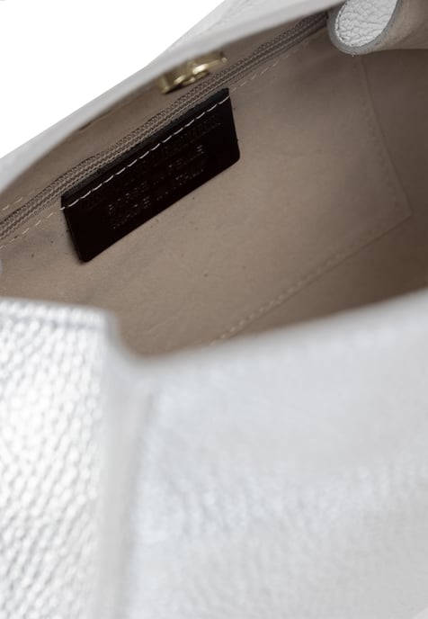 usha Handtasche Damen Helles Silber - Image 3