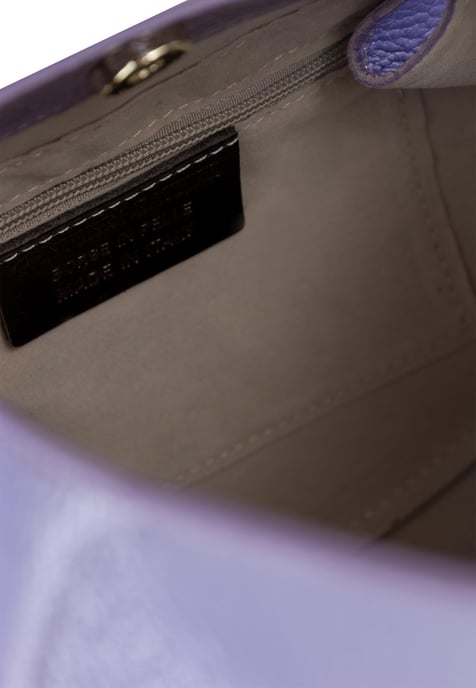 usha Handtasche Damen Glänzendes Flieder - Image 3