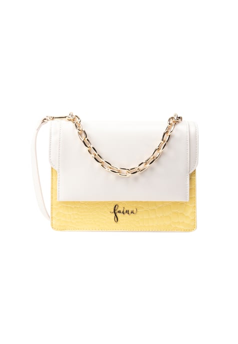 Faina Henkeltasche Damen gelb - Image 1