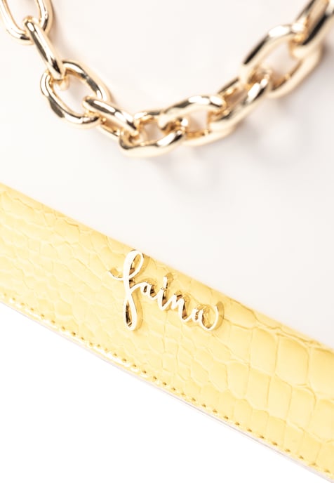 Faina Henkeltasche Damen gelb - Image 5