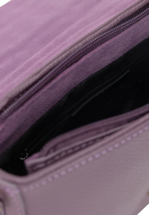 FELIPA Schultertasche aus Leder Damen Pflaume - Image 3