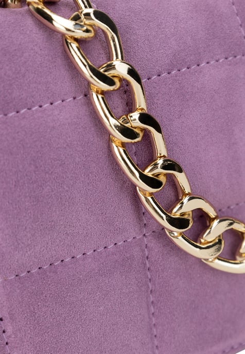 FELIPA Schultertasche aus Leder Damen Pflaume - Image 4