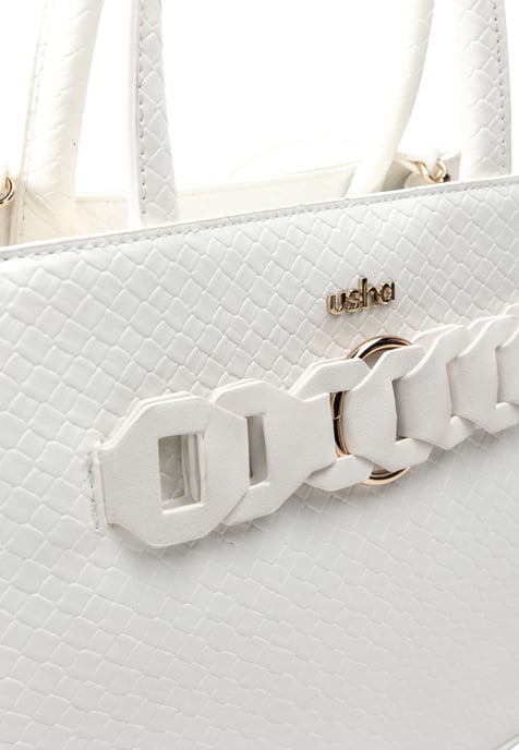 usha Henkeltasche Damen weiss - Image 5
