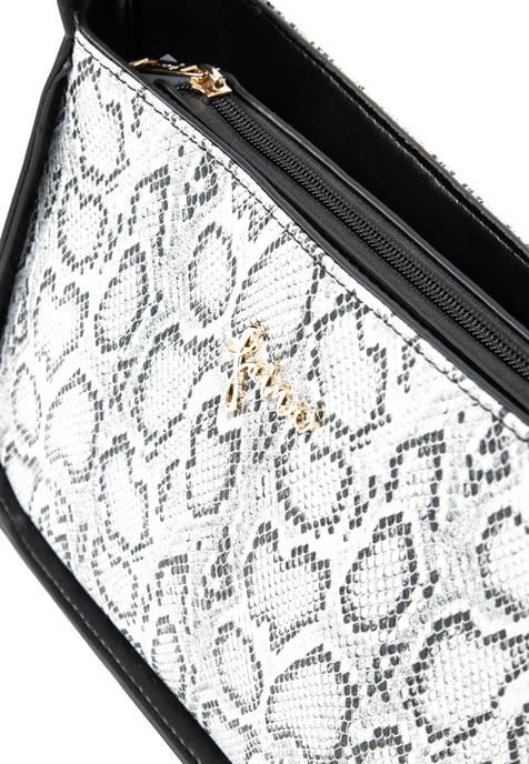 Faina Schultertasche Damen weiss schwarz - Image 5