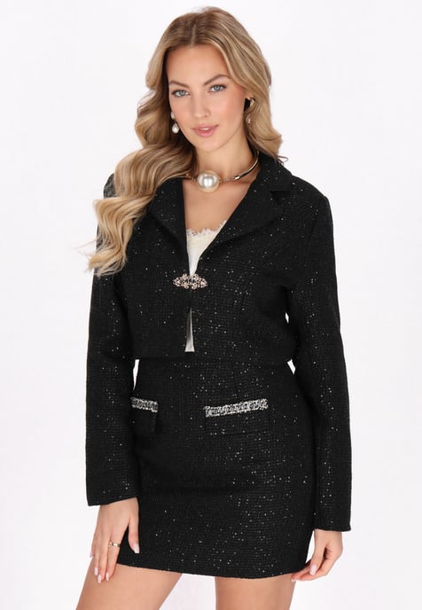 Faina Jacke Frauen Schwarz - Image 3