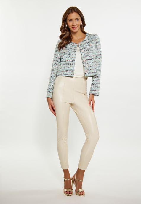 Faina Kurzblazer Damen Blau Mehrfarbig - Image 2