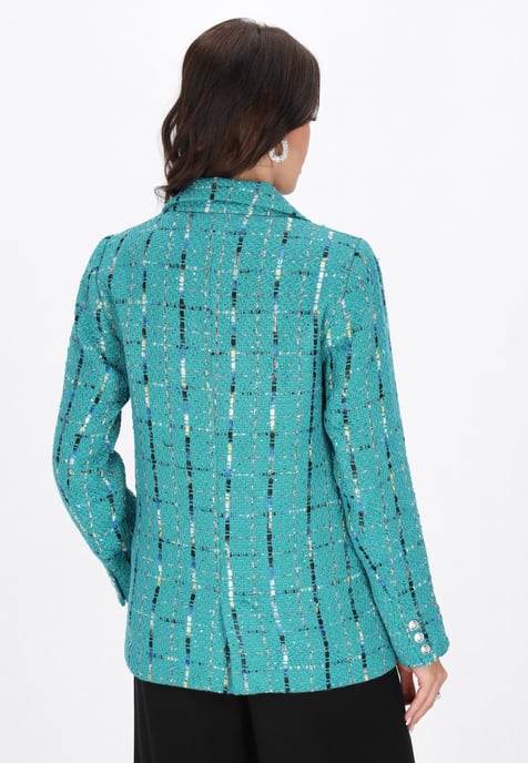 Faina Jacke Frauen türkis mehrfarbig - Image 4