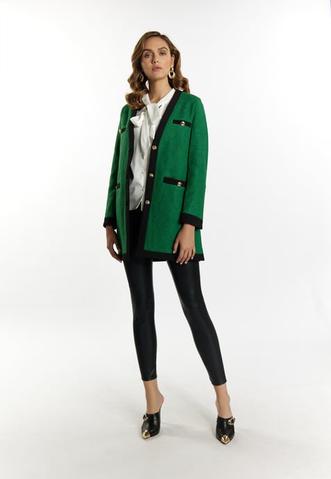 Faina Bouclé-Blazer Damen grün - Image 2