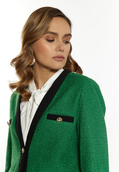 Faina Bouclé-Blazer Damen grün - Image 5
