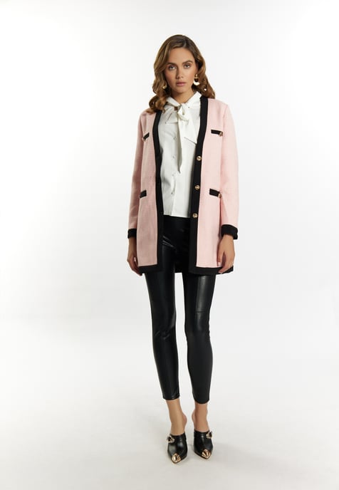 Faina Bouclé-Blazer Damen rosa - Image 2
