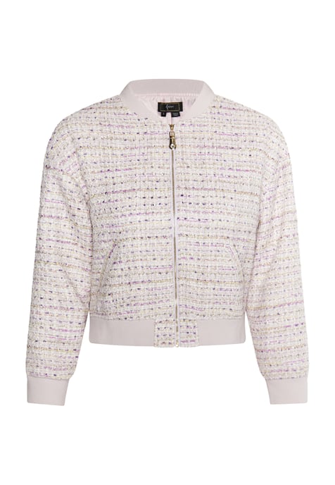 Faina Bouclé-Blouson Damen Lavendel Mehrfarbig - Image 1