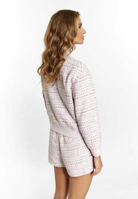 Faina Bouclé-Blouson Damen Lavendel Mehrfarbig - Image 4
