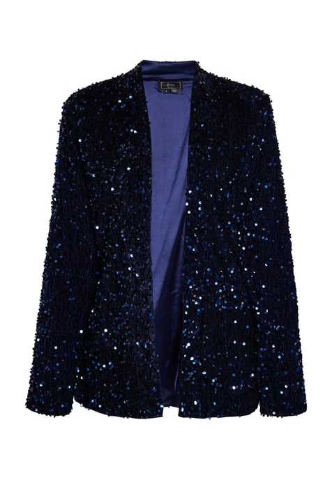 Faina Blazer mit Pailletten Damen Marine - Image 1