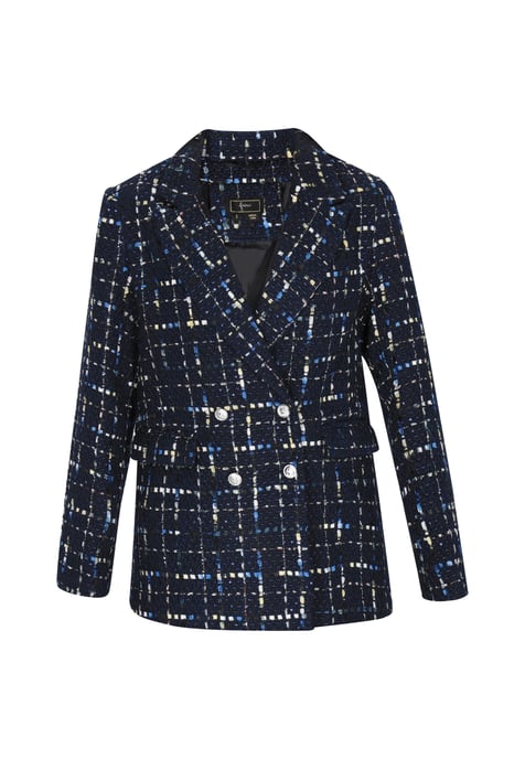 Faina Jacke Frauen Marineblau Mehrfarbig - Image 1