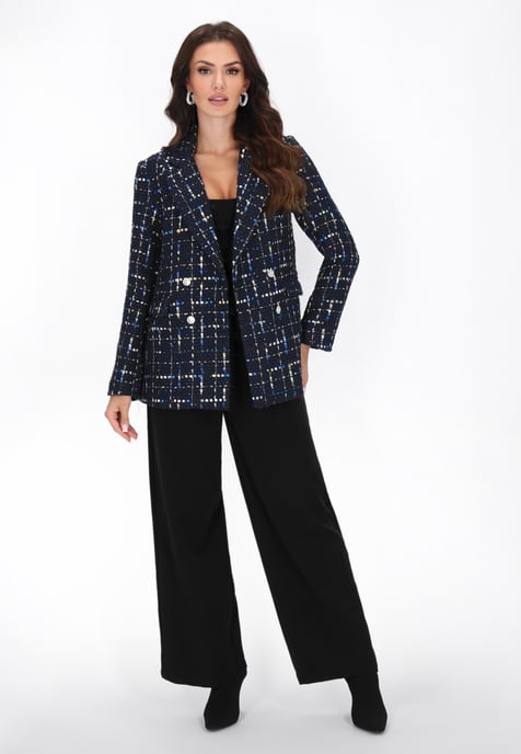 Faina Jacke Frauen Marineblau Mehrfarbig - Image 2