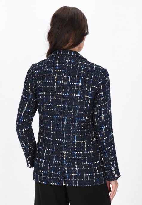 Faina Jacke Frauen Marineblau Mehrfarbig - Image 4