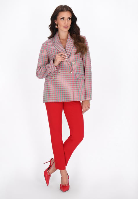 Faina Jacke Frauen blau rosa gelb - Image 2