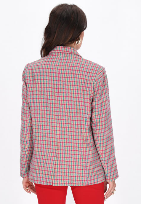 Faina Jacke Frauen blau rosa gelb - Image 4
