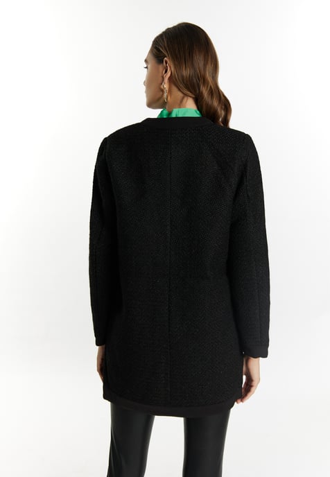 Faina Bouclé-Blazer Damen schwarz - Image 4