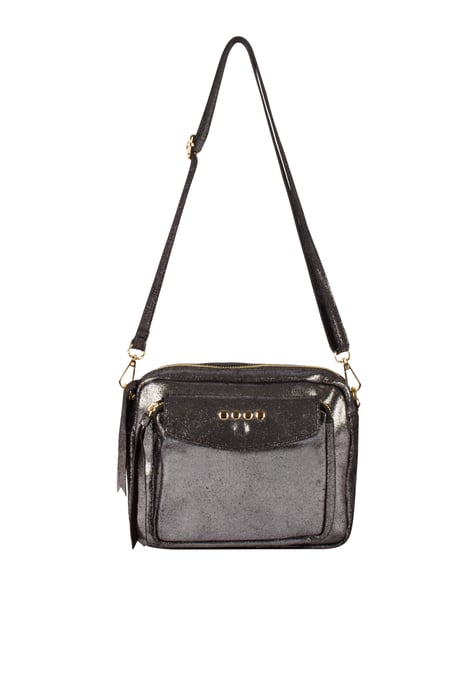 FELIPA Schultertasche aus Leder Damen Silber - Image 1
