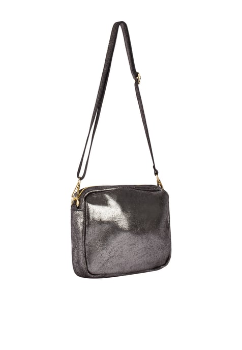 FELIPA Schultertasche aus Leder Damen Silber - Image 2