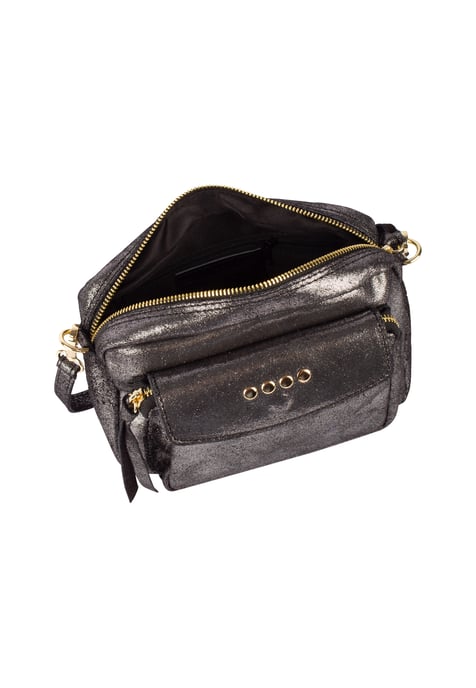 FELIPA Schultertasche aus Leder Damen Silber - Image 3