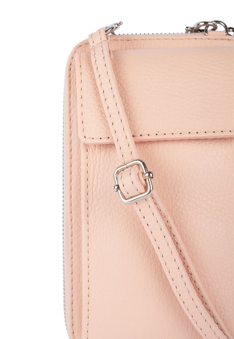 FELIPA Brief- und Handytasche aus Leder Damen rosa - Image 4