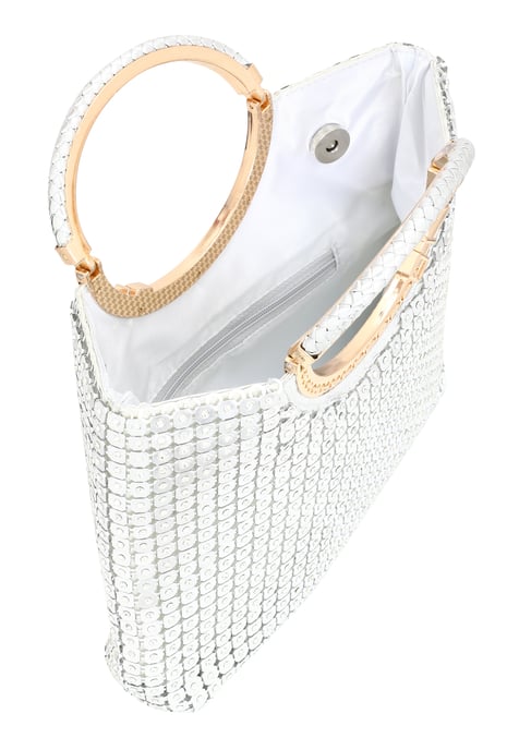 Faina Handtasche Damen Silber - Image 4