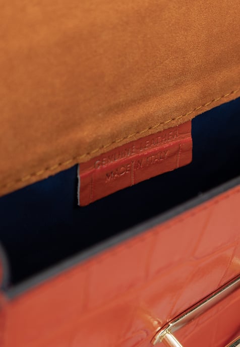usha Handtasche Damen Intensiv Orange - Image 3