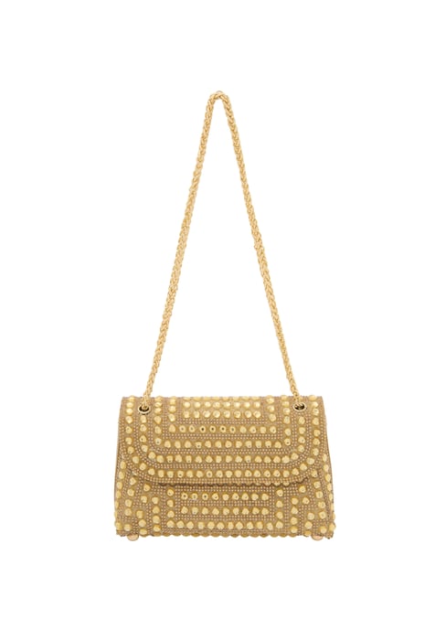 Faina Klappentasche Klappentasche Frauen Gold - Image 1