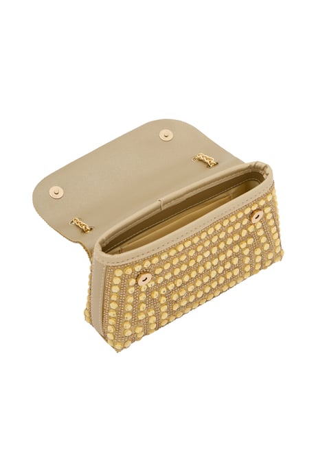 Faina Klappentasche Klappentasche Frauen Gold - Image 3
