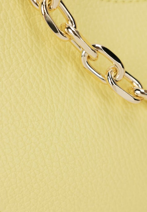 FELIPA Schultertasche aus Leder Damen Zitron - Image 4