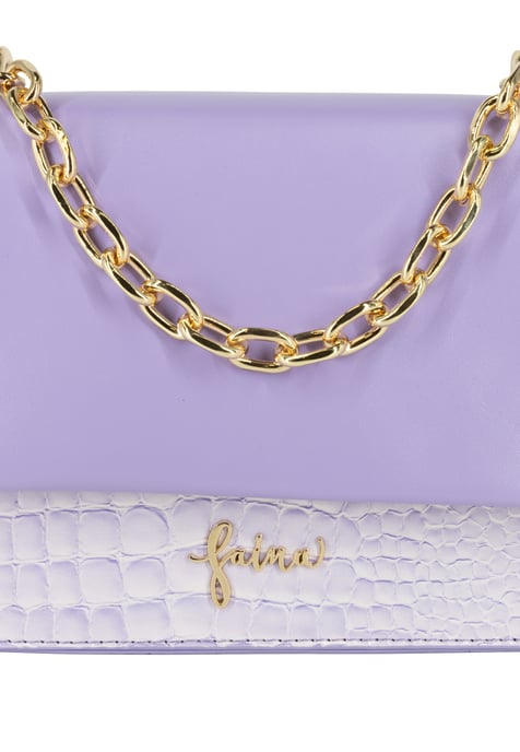 Faina Henkeltasche Damen Lavendel - Image 5