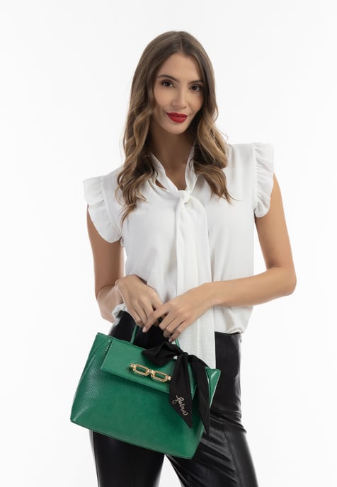 Faina Henkeltasche Damen grün - Image 3