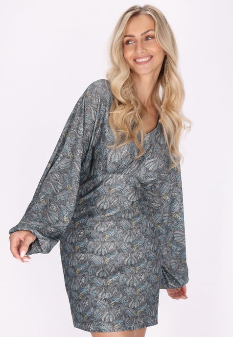 IZIA Kleid Damen Aqua Mehrfarbig - Image 3
