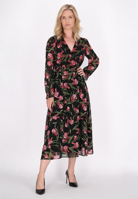 usha Kleid Damen Schwarz Mehrfarbig - Image 2