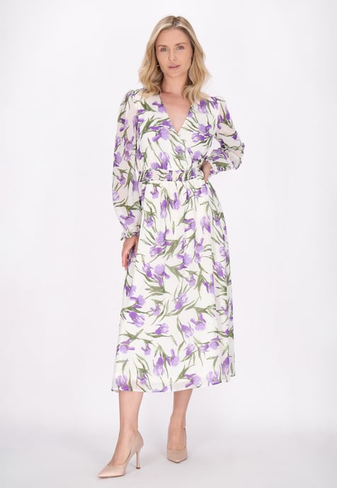 usha Kleid Damen Hellviolett Mehrfarbig - Image 2