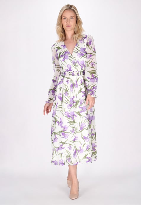 usha Kleid Damen Hellviolett Mehrfarbig - Image 3