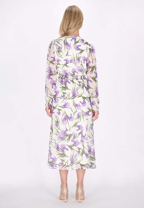usha Kleid Damen Hellviolett Mehrfarbig - Image 4