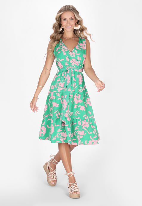 IZIA Kleid Frauen türkis mehrfarbig - Image 2