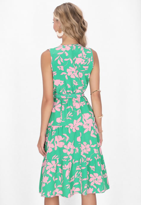 IZIA Kleid Frauen türkis mehrfarbig - Image 4