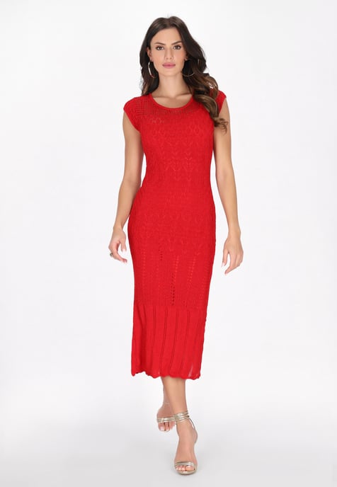 Faina Kleid Frauen Rot - Image 3