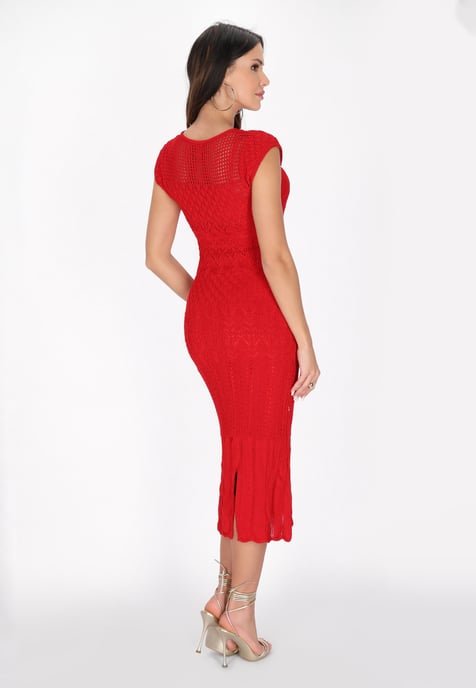 Faina Kleid Frauen Rot - Image 4