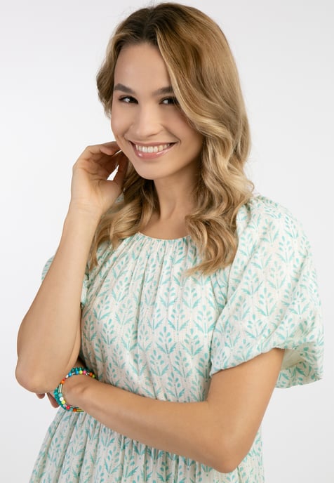 IZIA Kurzes Maxikleid Damen türkis - Image 5