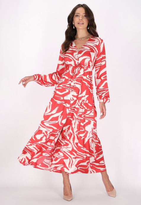 Faina Kleid Damen verrottetes Wollweiß - Image 2